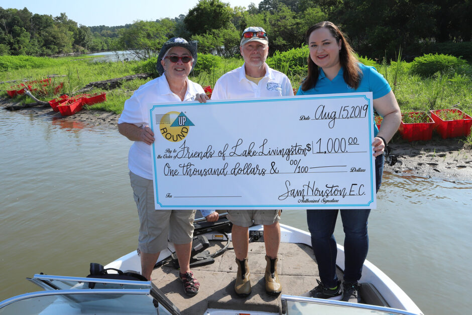  Friends of Lake Livingston Receive Operation Round Up Grant